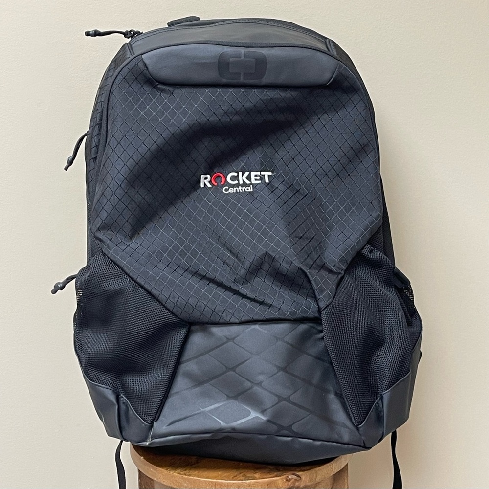 OGIO Backpack 19” Black Padded Laptop Sleeve Bag School Company Logo